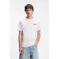 HUGO T-Shirt Nesptee Rundhalsausschnitt, Regular Fit, reine Baumwolle