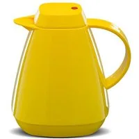 ROTPUNKT Isolierkanne 1,0 Liter 650 Glaseinsatz I hochwertig I Thermokanne I 24 Std heiß, (Kaffeekanne I Teekanne), robust und auslaufsicher