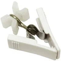 GARDINIA Klick-Gleiter X-Gleiter mit Klammer, (20-St), Serie Flächenvorhang-Technik Atlanta 3-läufig
