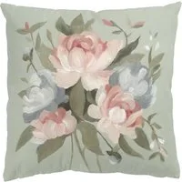 Bilderdepot24 Dekokissen drinnen Kissenhülle/ Sofakissen/ Zierkissen Kissenhülle rosa Blumen Vi, Bezug mit / ohne Füllung Zierkissen Outdoor Sofa Bett