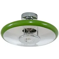 Lindby Deckenleuchten Branford, Metall, Grün IP20, 1 x 15 W LED