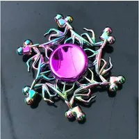 Tinisu Fidget Spinner Tinisu Fidget Spinner Kreisel Anti Stress Hand Rainbow Metall Finger