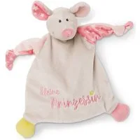 Nici Schmusetuch My first NICI Kollektion, Maus, Kleine Prinzessin, mit aufgestickten Augen