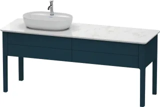 Duravit Luv Konsolenwaschtischunterbau bodenstehend Nachtblau Seidenmatt 1733x570x743 mm - LU9563L98 LU9563L9898