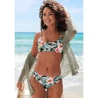 LASCANA Bustier-Bikini-Top Salsa, mit tollem Blumenprint