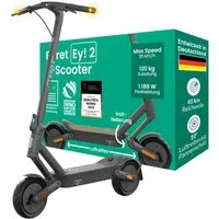 Egret E-Scooter Ey! 1,2,3,6,S mit Straßenzulassung, Blinker, 20 km/h, 30-65 km Reichweite, Entwicklung & Service aus Deutschland