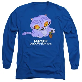 K-Pop Demon Hunters - "Cute" T-Shirt für Herren/Damen Unisex Langärmlig (Königsblau)