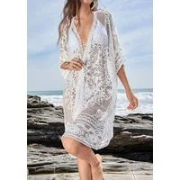 Lovolotti Strandkleid Kleid Damen LO-KLDE-L23 Sommerkleid für Freizeit Strand Urlaub