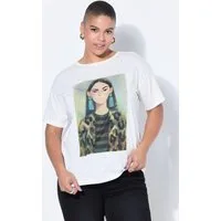 Studio Untold T-Shirt T-Shirt oversized Frauen-Motiv