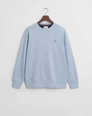 GANT - Shield Rundhals-Sweatshirt fresh blue - Gr. - XL