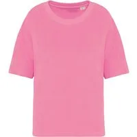 Native Spirit Rundhalsshirt Umweltfreundliches Damen-T-Shirt aus Frottee