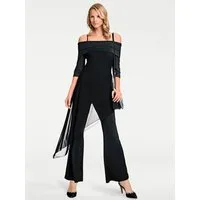 heine Jumpsuit Overall 3/4-Arm Innenbeinlänge ca. 77 cm