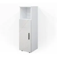 Vicco Midischrank Irma, Weiß Hochglanz, 30 x 95 cm (1-St)