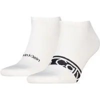 Calvin Klein Sneakersocken CK MEN SNEAKER 2P LOGO STRIPE (2 Paar) mit Logoschriftzug, Cotton-Mix