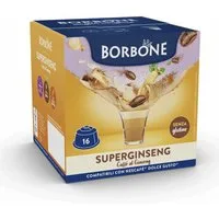 Caffè Borbone Kaffee Superginseng, 16 Kapseln, Kompatibel mit Nescafé Dolce Gusto Maschinen*