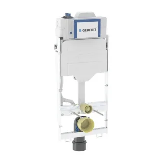 Geberit GIS Wand-WC-Element 461213002 mit Sigma, Unterputz-Spülkasten 12cm, mit HS50 Hygienespülung/2 Wasseranschluss