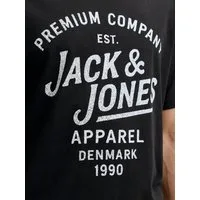 Jack & Jones PlusSize T-Shirt JPRBLUZANE SS TEE FST PLS mit Logo Schriftzug