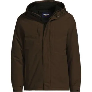 Isolierte, wasserdichte 3-in-1-Jacke Squall, Herren,  Braun, Polyester/Nylon, by Lands' End