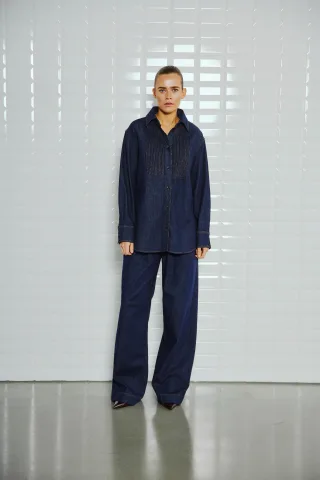 WITHBLACK - Shirts Weiblich Blau - Gr. - XS