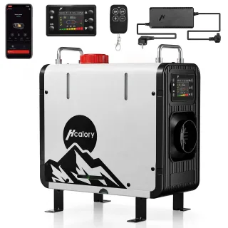 Hcalory HBS-3S 3.5L 8KW Diesel Parking Air Heater with Automatic Start and Stop High Plateau Adaptive Mode Bluetooth/Rem