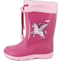 Beck Regenstiefel Einhorn Gummistiefel (wasserdicht, für trockene Füße bei Regen und Matschwetter) herausnehmbare Innensohle, robustes langlebiges Material