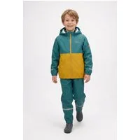 TROLLKIDS Regen- und Matschhose Kids Odda Rain Set XT (2-tlg) für Kinder und Jugendliche, 2-teiliges Set, aus Polyester gefertigt