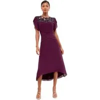 LIPSY Midikleid Lipsy Midikleid mit Verzierung, Cutout, Regular (1-tlg)