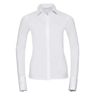 Russell Collection - "Ultimate" Formelles Hemd für Damen (Weiß)