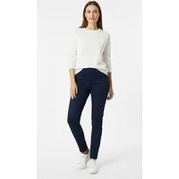 Kendindza Collection Stretch-Hose Bequeme Stoffhose elegant Slim Fit Gummibund flexiblem Rückenteil MADE IN ITALY - Weiches Material - Schlupfhose
