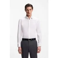 BOSS Businesshemd Kent-Kragen, Regular Fit, bügelleichte Baumwollqualität