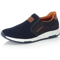 Rieker Slip-On Sneaker Casual Slipper, Freizeitschuh, Schlupfschuh mit Kontrastnaht