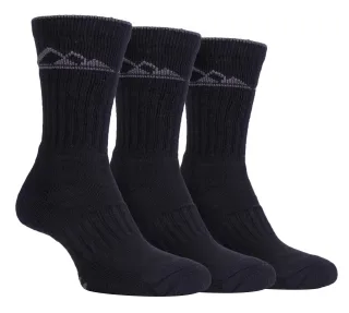 3 Paar Herren Heavy gepolstert atmungsaktiv Outdoor Baumwolle Wandern Socken