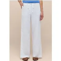 bianca Leinenhose PARIGI im cleanen Look und sommerlichen Trendfarben