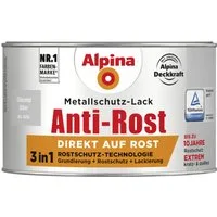 Alpina Metallschutzlack Alpina Metallschutz-Lack Anti-Rost 300 ml silber