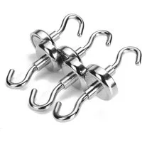 BAYLI Magnet 5er Pack - Haken Magnet klein, super Starker magnetische Haken [Ø