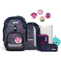 ergobag Schulranzen pack Set Bundle (7-tlg., 7-teiliges Set), größenverstellbares Rückensystem
