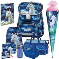OXYBAG Schulranzen 1.Klasse Mädchen in unterschiedlichen Sets (9-tlg)