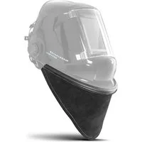 STAHLWERK Schweißhelm Leder-Halsschutz und Brustschutz-Latz für Schweißhelme Funkenschutz