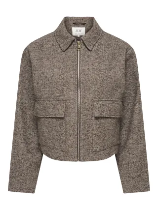 JDY - JDYVINGA HERRINGBONE JACKET OTW NOOS Chocolate Torte - Gr. - S