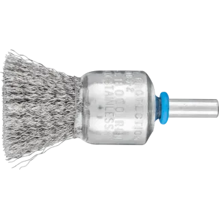 PFERD TOOLS Pinselbürste ungezopft PBU 20mm Schaft 6 mm Edelstahl-Draht 0,20 - 43298005