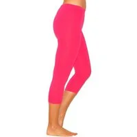 YESET Caprihose Damen 3/4 Capri Leggings Baumwolle PINK XXXL Capri kurze Leggings
