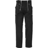 JOB Arbeitshose Zunfthose Schwarz – Cord Hose mit Zollstocktaschen