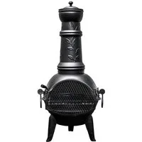 Buschbeck Grillkamin Leaf 136, BxTxH: 48x48x136 cm