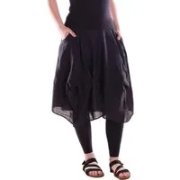 Vishes Sommerrock Damen knielanger Rock Baumwolle Vintage, Retro extra breiter Bund Alternative Bekleidung, Ethno, Hippie, Retro Style