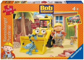 Ravensburger Puzzle 09029 - Bob der Baumeister: Es gibt viel zu tun! [2 x 20 Teile]