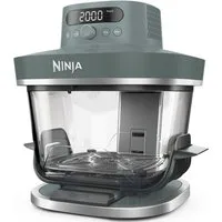 NINJA Heißluftfritteuse AS101EUGY, Extragroßes 5,7 L Fassungsvermögen, PFAS-frei, 2050 W, 7 Kochfunktionen, Vorbereitung, Zubereitung + Aufbewahrung von Speisen