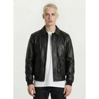 trueprodigy Lederjacke Ryder Oversizejacke mit aufgesetzte Taschen
