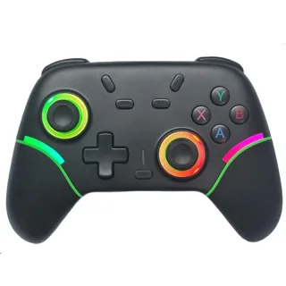 X9 Tri-mode Wireless Gaming Controller with RGB Lighting Programmable Back Buttons Dual Vibration for PC Switch iOS Andr