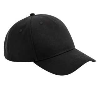 Beechfield - "EarthAware Classic" Baseball-Mütze 5 Segmente (Schwarz)