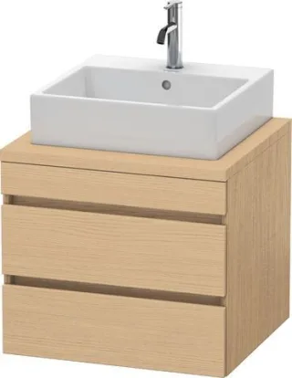Duravit DuraStyle Konsolenwaschtischunterbau wandhängend Natur Eiche Matt 600x548x512 mm - DS5315030 DS531503030